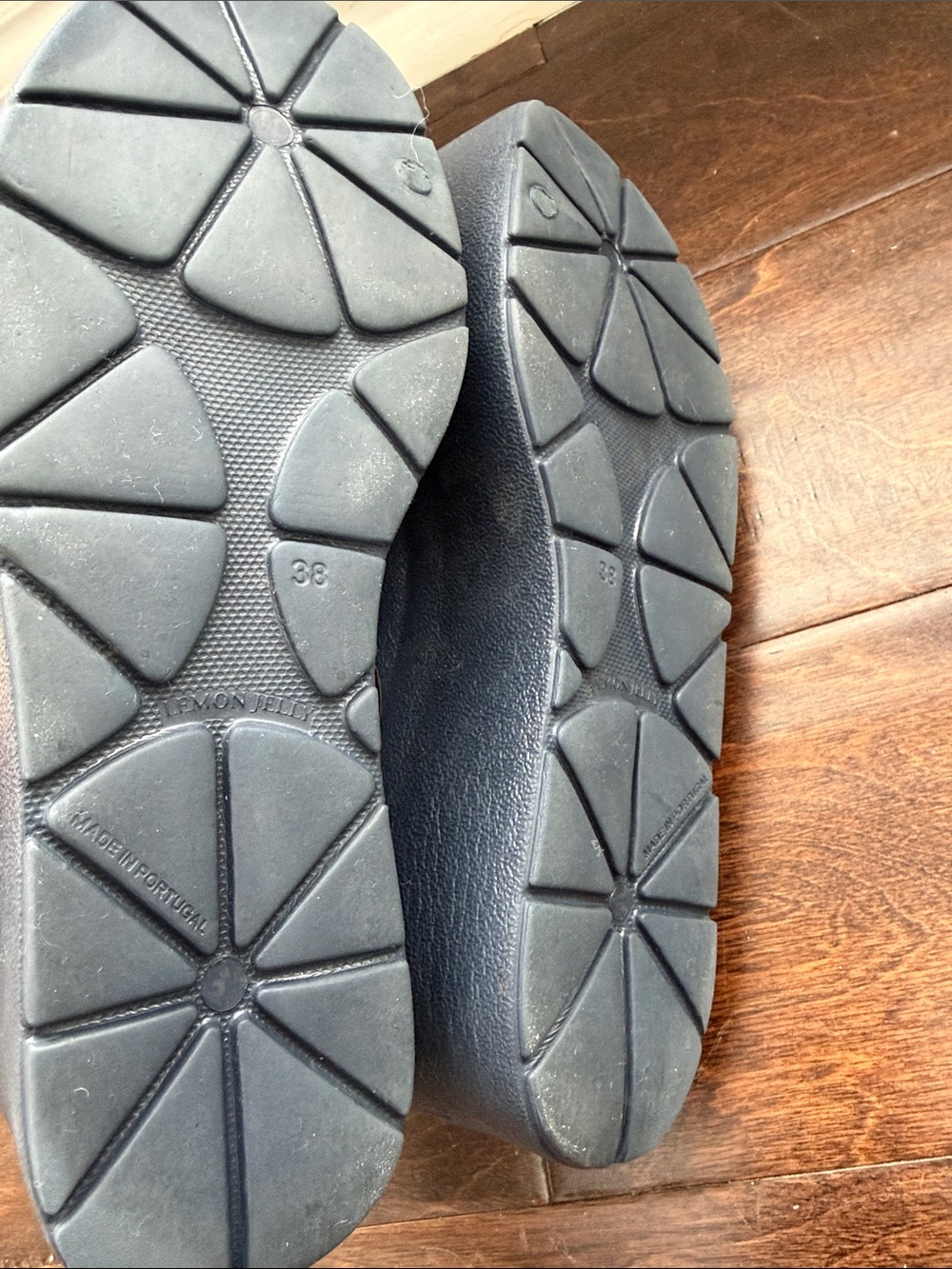 Lemon Jelly navy blue Platform Sandals 38 - Picture 4 of 5